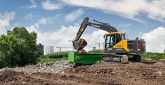 volvo crawler excavators ec130 china iv