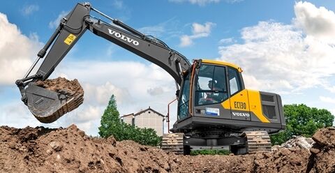 volvo crawler excavators ec130 china iv