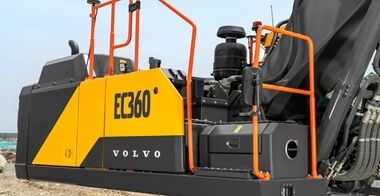 volvo crawler excavators ec360 tier 2–3