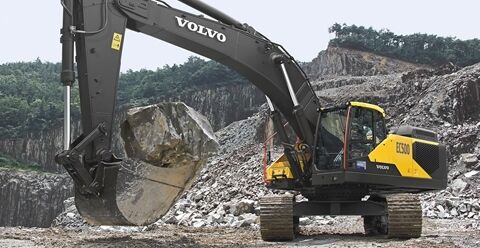 volvo crawler excavators ec500 china iv