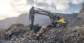 volvo crawler excavators ec550e china iv