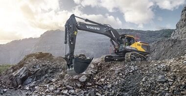 volvo crawler excavators ec550e china iv