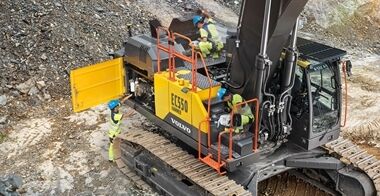 volvo crawler excavators ec550e china iv