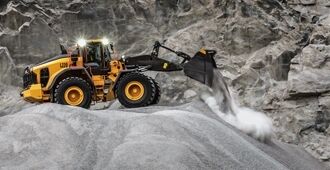 volvo large wheel loaders