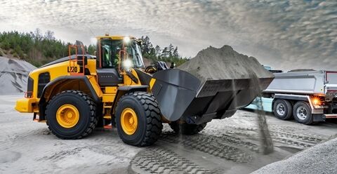 volvo large wheel loaders