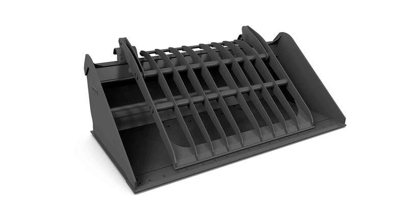 Refuse bucket - Tamping with clamp arms