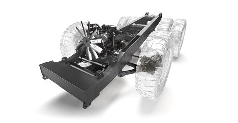 E系列刚性自卸卡车配备双缓行器系统，大幅提升安全性并延长零部件的使用寿命，确保长期可靠运行。