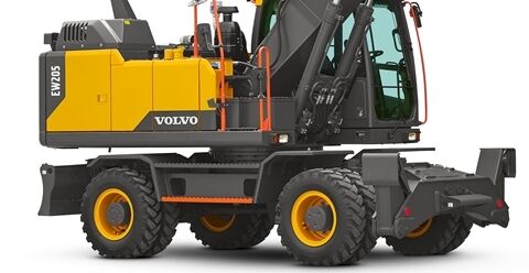 volvo wheeled excavators ew205e china iv