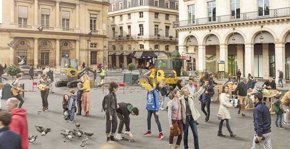 全新电动小型挖掘机和轮式装载机