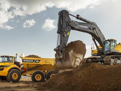 沃尔沃附属装置挖掘机excav