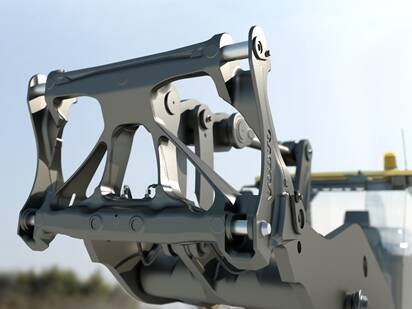 volvo attachment wheel loader at