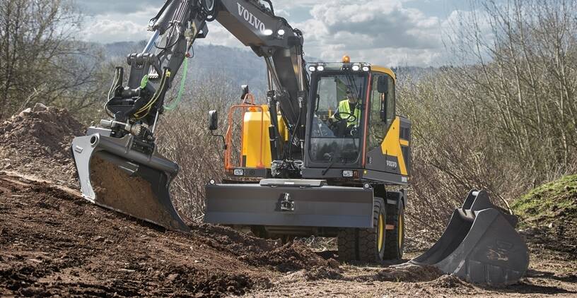 沃尔沃轮式挖掘机附属装置