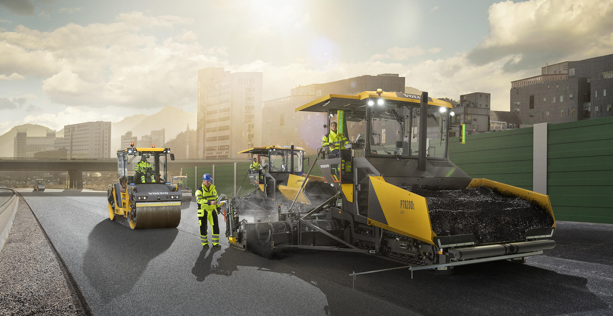 沃尔沃履带式摊铺机 P7820DL ABG