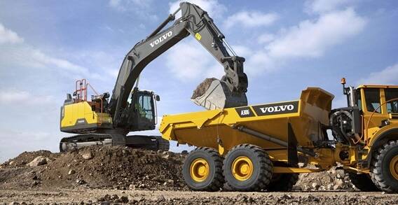 沃尔沃混合动力EC300E挖掘机