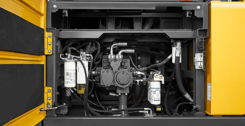 EC500履带式挖掘机拥有超长的保养周期