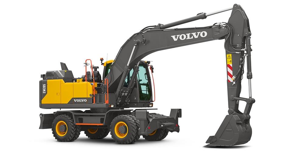 全新沃尔沃EW205轮式挖掘机