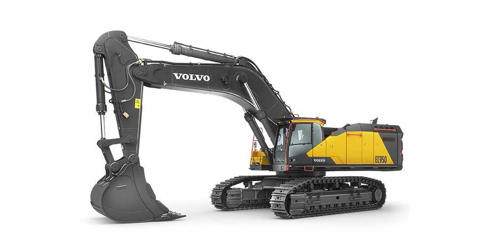 沃尔沃“国四”EC950高原版液压履带挖掘机